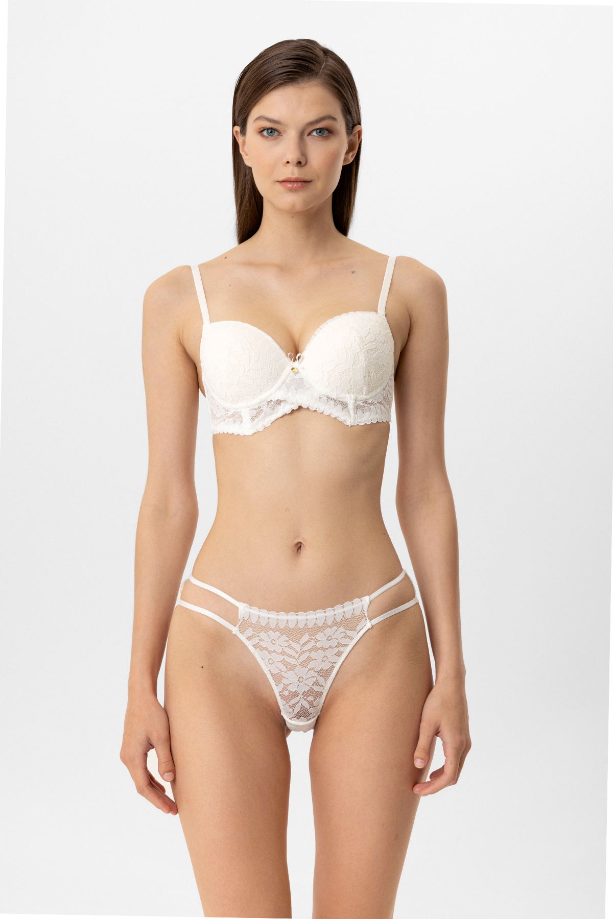 4881 Milan Push Up Dantelli Sütyen Takımı